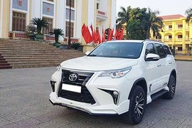 Toyota Fortuner độ xe sang Lexus LX570 tại Hà Nam 